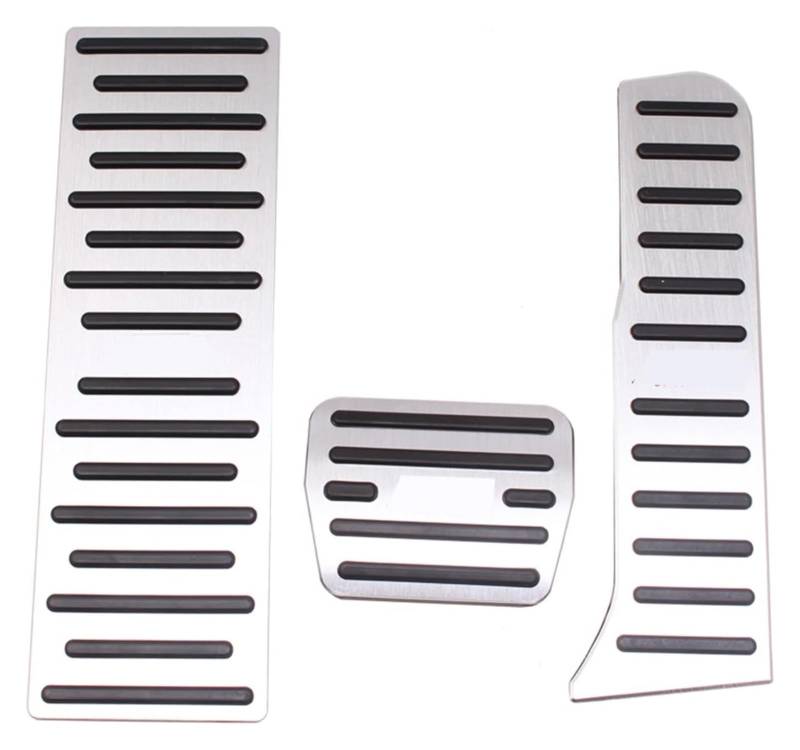 AUTO COPRIPEDALI PEDALI Für A&udi Für A3 8P Für Sportback 2008-2013 Auto Fußpedale Zubehör Bremse Edelstahl Rutschfeste Pedalabdeckung Pads Auto Pedal(3 Pcs) von ECKYGYCEPK