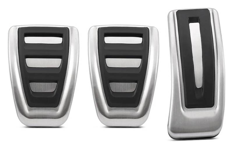 AUTO COPRIPEDALI PEDALI Für A&udi Für A6 C6 C7 C8 2004-2022 Bremse Restfoot Edelstahl Rutschfeste Pedalabdeckung Teile Gaspedal Gaspedal Pads(3 pcs) von ECKYGYCEPK