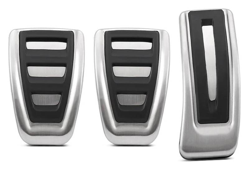 AUTO COPRIPEDALI PEDALI Für A&udi Q2 2017 2018 2019 2020 2021 2022 2023 Auto Fußpedale Zubehör Kein Bohren Rutschfeste Restfoot Pedal Teile Auto Pedal(3 pcs) von ECKYGYCEPK