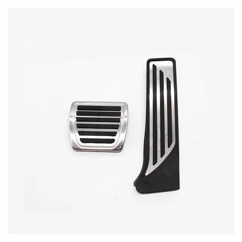 AUTO COPRIPEDALI PEDALI Für Alfa Für Romeo Für Giulia Für Stelvio 2017 2018 Zubehör Aluminium Auto Accelerator Gas Pedal Bremse Fußstütze Platte ZU(At 2pcs) von ECKYGYCEPK