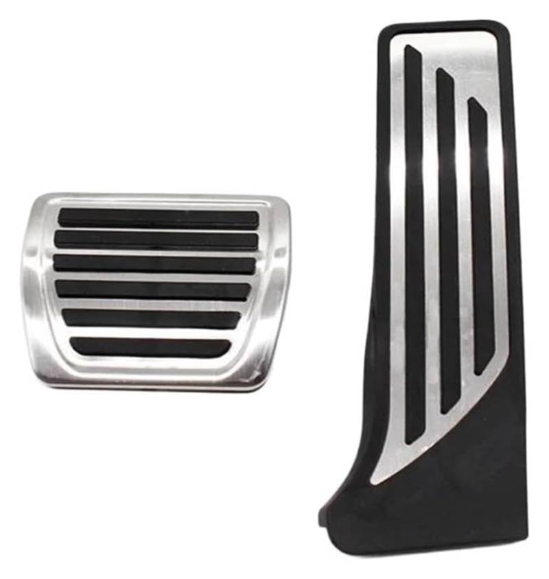 AUTO COPRIPEDALI PEDALI Für Alfa Für Romeo Für Giulia Für Stelvio Edelstahl Gas Bremse Fußstütze Pedal Abdeckung Gaspedal Kein Bohren Kupplung Platte(Gas Brake) von ECKYGYCEPK