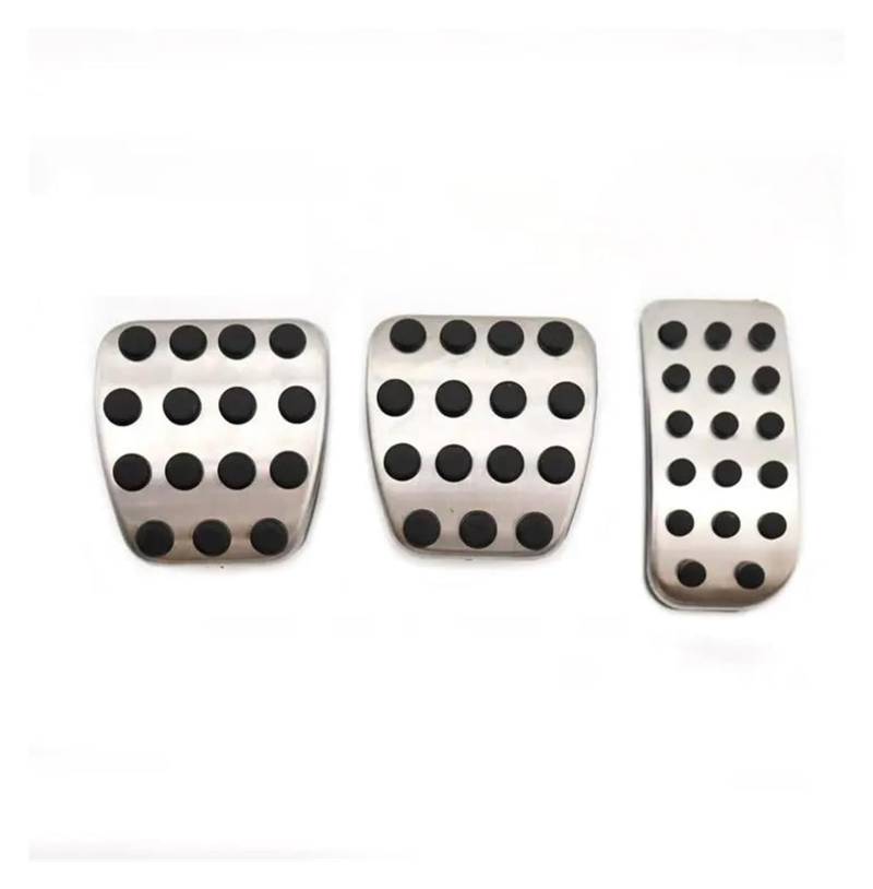 AUTO COPRIPEDALI PEDALI Für B&enz V Klasse Für Marco Für Polo Für Metris Für EQV W447 2015-2022 AT MT Edelstahl Pads Gaspedal Pedal Pads(3pcs) von ECKYGYCEPK