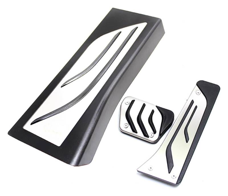 AUTO COPRIPEDALI PEDALI Für BM&W Für X5 G05 X5M Für X7 G07 2019 2020 Auto Pedale Kit AT Accelerator Gas Bremse Fußstütze Pedal Abdeckung LHD Edelstahl Auto Pedal(3PCS) von ECKYGYCEPK