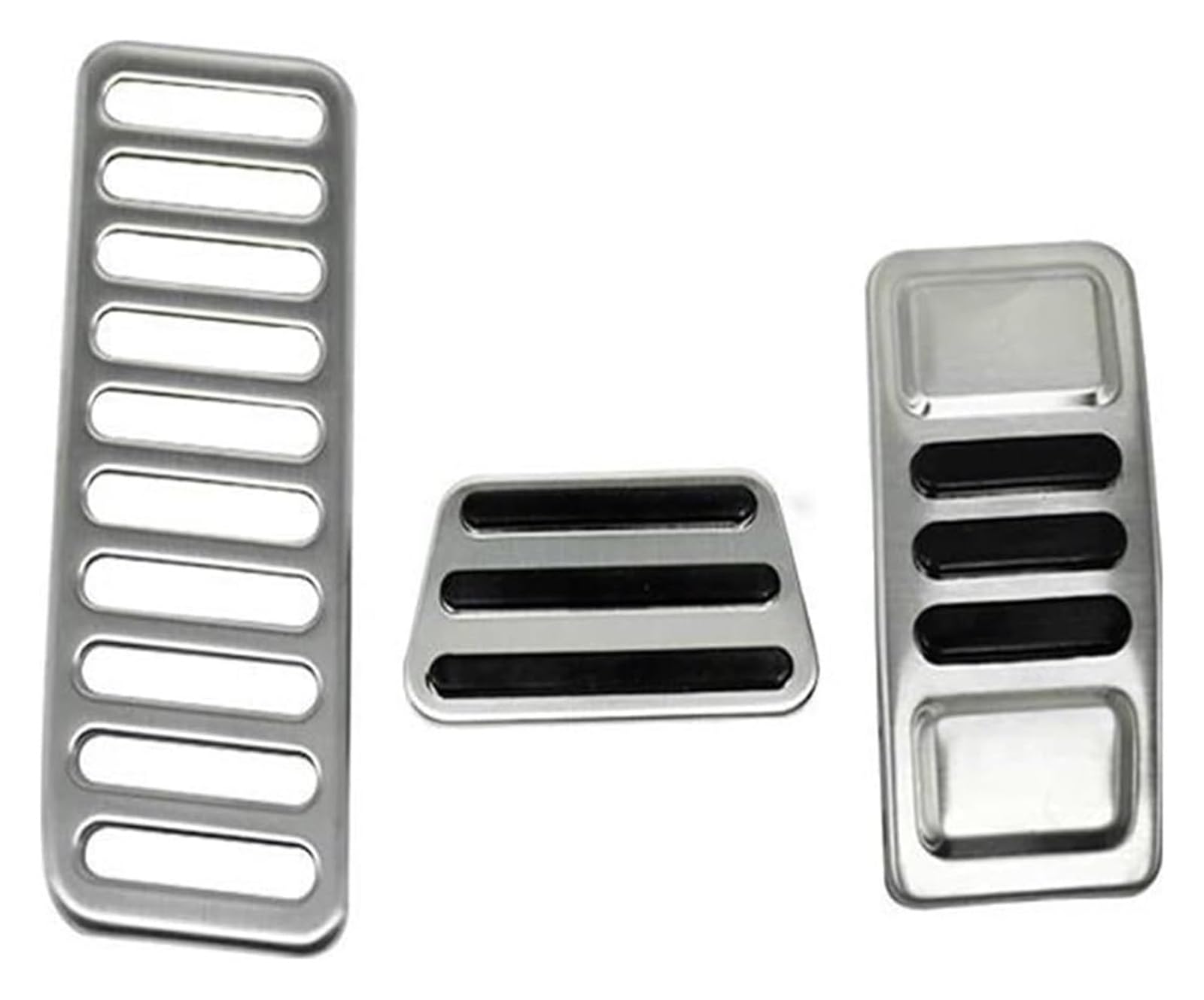 AUTO COPRIPEDALI PEDALI Für Fo&rd Für Mustang 2015-2022 1 Stück Bremspedal Silber Fußstütze Pedale Rutschfeste Beschleuniger Abdeckung Pad Kupplung Gummi von ECKYGYCEPK