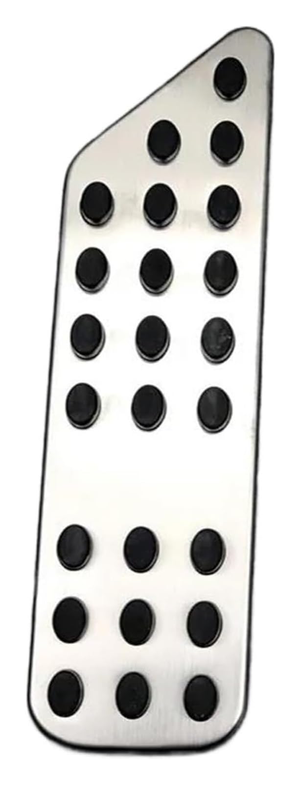AUTO COPRIPEDALI PEDALI Für G&MC Auto Pedal AT Edelstahl Auto Fußpedale Zubehör Bremse Rutschfeste Pedalabdeckung Pad Gaspedal Gaspedal Pads(Steel Foot rest 1pc) von ECKYGYCEPK