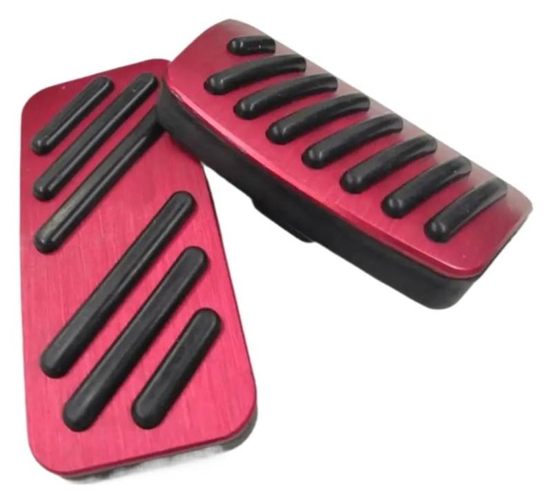 AUTO COPRIPEDALI PEDALI Für HYUNDAI IX35 2018 Aluminiumlegierung Zubehör Auto Fußstütze Bremse Beschleuniger Gaspedal Pad Abdeckung Kein Bohren(Red) von ECKYGYCEPK