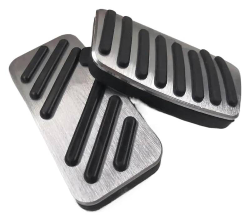 AUTO COPRIPEDALI PEDALI Für HYUNDAI IX35 2018 Aluminiumlegierung Zubehör Auto Fußstütze Bremse Beschleuniger Gaspedal Pad Abdeckung Kein Bohren(Silver) von ECKYGYCEPK