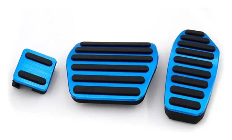 AUTO COPRIPEDALI PEDALI Für N&issan Für Sentra B18 2020 2021 2022 Auto Fuß Pedale Accelerator Kraftstoff Bremse Edelstahl Nicht-slip Pedal Abdeckung Pad Auto Pedal(Blue) von ECKYGYCEPK