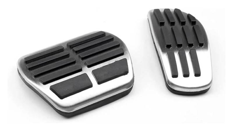 AUTO COPRIPEDALI PEDALI Für NI&SS&AN Für X-Trail (T32) 2014-2022 Pedalabdeckung, Edelstahl-Gasbremsbeschleuniger-Fußpolster Anti-Rutsch-Zubehör Bremse von ECKYGYCEPK
