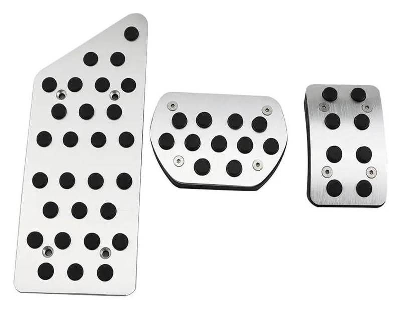 AUTO COPRIPEDALI PEDALI Für Peugeot 3008 2013-2019 AT MT Bremse Gas Kupplung Kraftstoff Gaspedal Pad Abdeckung Auto Zubehör Auto Pedal(AT With Rest) von ECKYGYCEPK