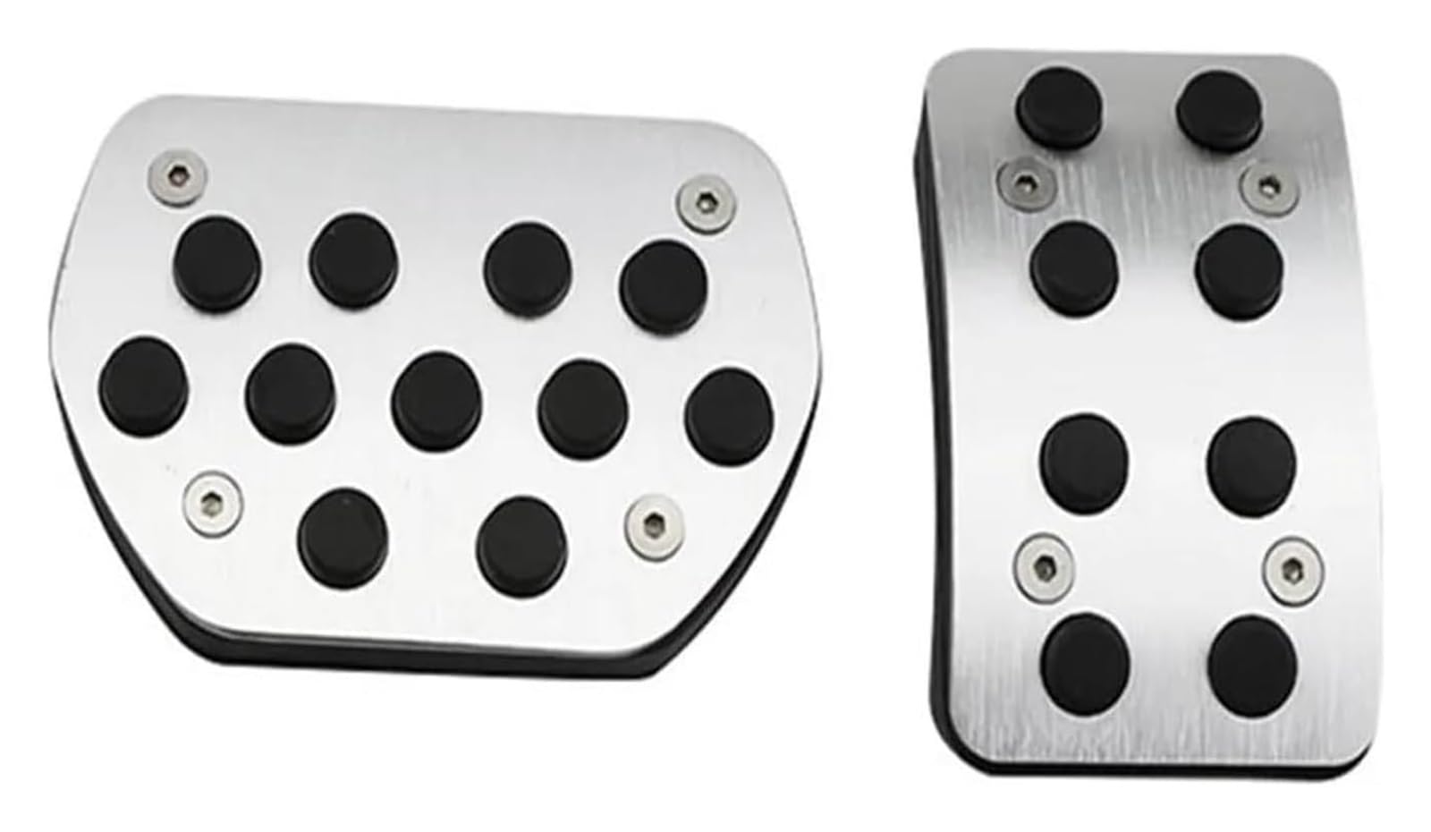 AUTO COPRIPEDALI PEDALI Für Peugeot 3008 2013-2019 AT MT Bremse Gas Kupplung Kraftstoff Gaspedal Pad Abdeckung Auto Zubehör Auto Pedal(AT Without Rest) von ECKYGYCEPK