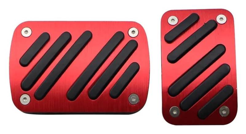 AUTO COPRIPEDALI PEDALI Für Peugeot 308 Sw 408 4008 5008 AT Pedal Bremse Kupplung Pedale Kit Abdeckung Auto Pedal Zubehör Gaspedal Gaspedal Pads(Red) von ECKYGYCEPK