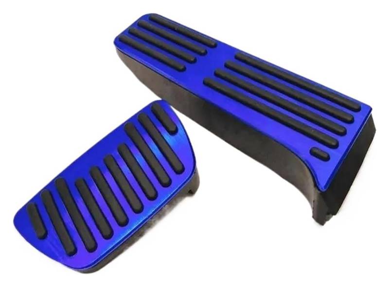 AUTO COPRIPEDALI PEDALI Für T&oyota Für Camry 2018 Aluminium Legierung Zubehör Auto Fußstütze Bremse Accelerator Gas Pedal Pad Abdeckung Kein Bohren Lutch(Blue) von ECKYGYCEPK