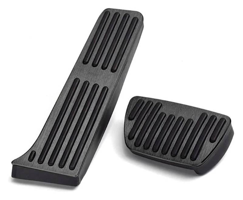 AUTO COPRIPEDALI PEDALI Für T&oyota Für Camry 70 XV70 2018-2020 2021 2022 Accelerator Kraftstoff Brems Fußstütze Pedal Platte Abdeckung Auto Pad Brems Gummi(At 2pcs Black) von ECKYGYCEPK