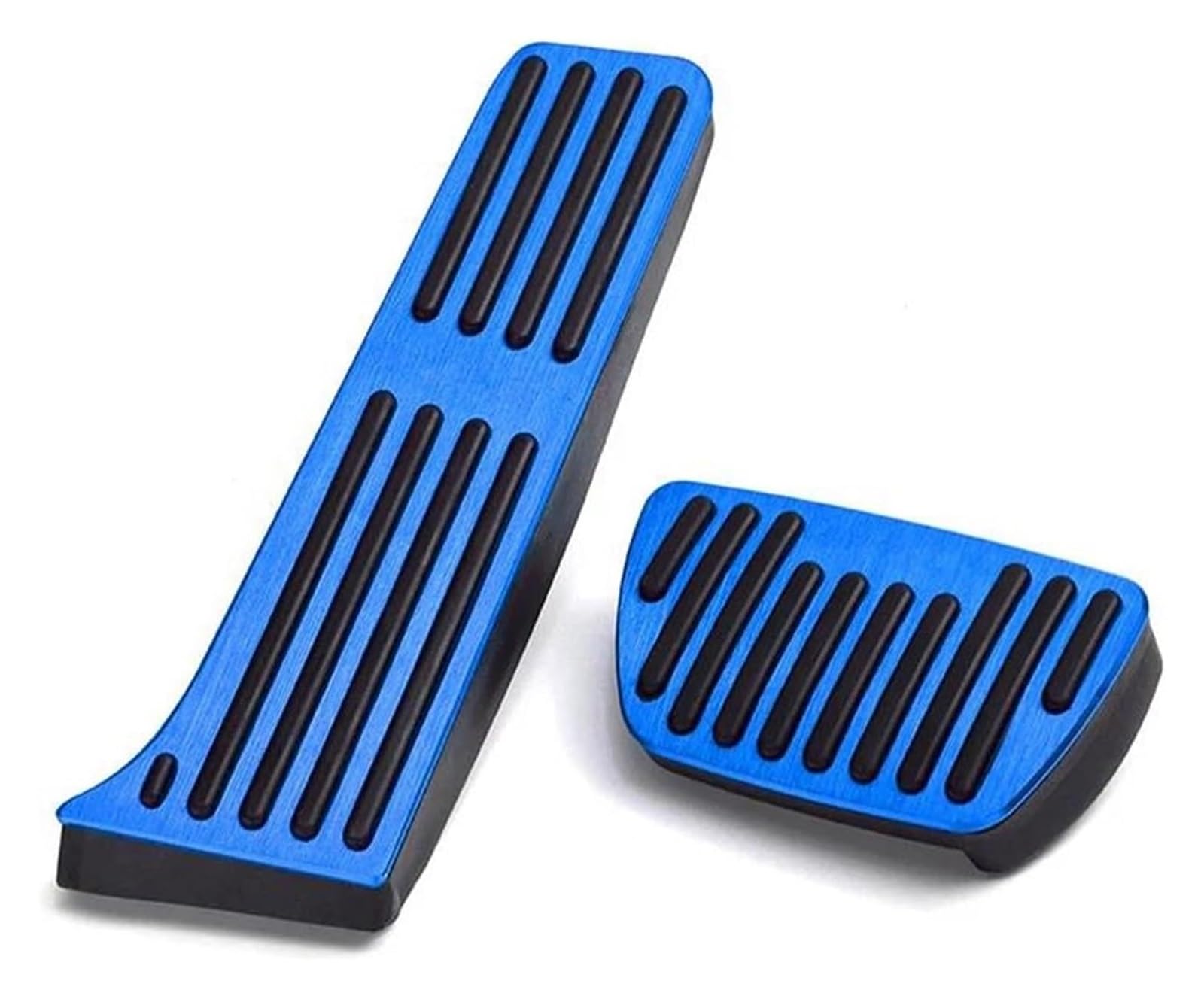 AUTO COPRIPEDALI PEDALI Für T&oyota Für Camry 70 XV70 2018-2020 2021 2022 Accelerator Kraftstoff Brems Fußstütze Pedal Platte Abdeckung Auto Pad Brems Gummi(At 2pcs Blue) von ECKYGYCEPK