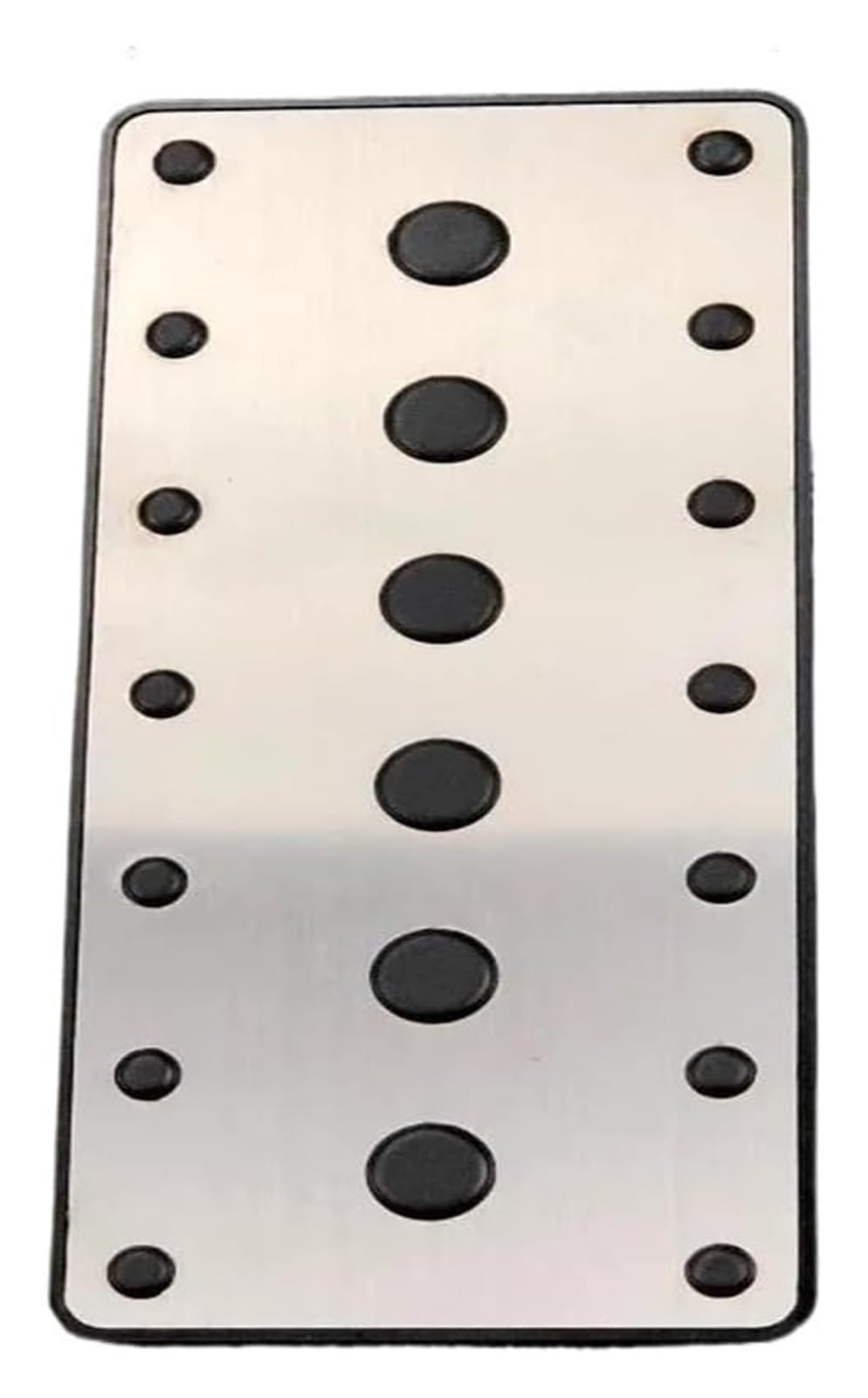 AUTO COPRIPEDALI PEDALI Für To&yo&ta Für Land Cruiser LC200 Gaspedalabdeckung Kein Bohrer Stahl Sportbremse Beschleunigerkappe Kupplung Bremspedal Gummi(Footrest 1pc) von ECKYGYCEPK