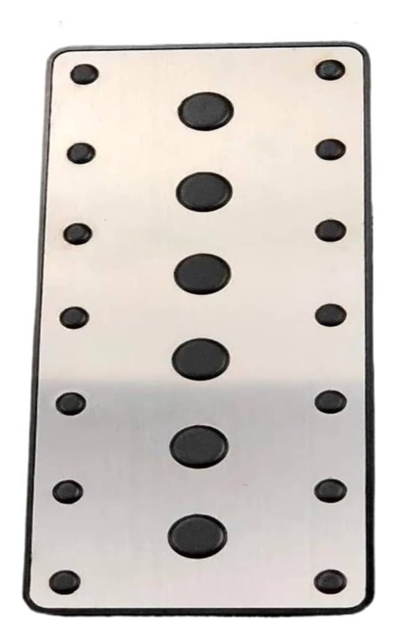 AUTO COPRIPEDALI PEDALI Für To&yo&ta Für Land Cruiser LC200 Gaspedalabdeckung Kein Bohrer Stahl Sportbremse Beschleunigerkappe Kupplung Bremspedal Gummi(Footrest 1pc) von ECKYGYCEPK
