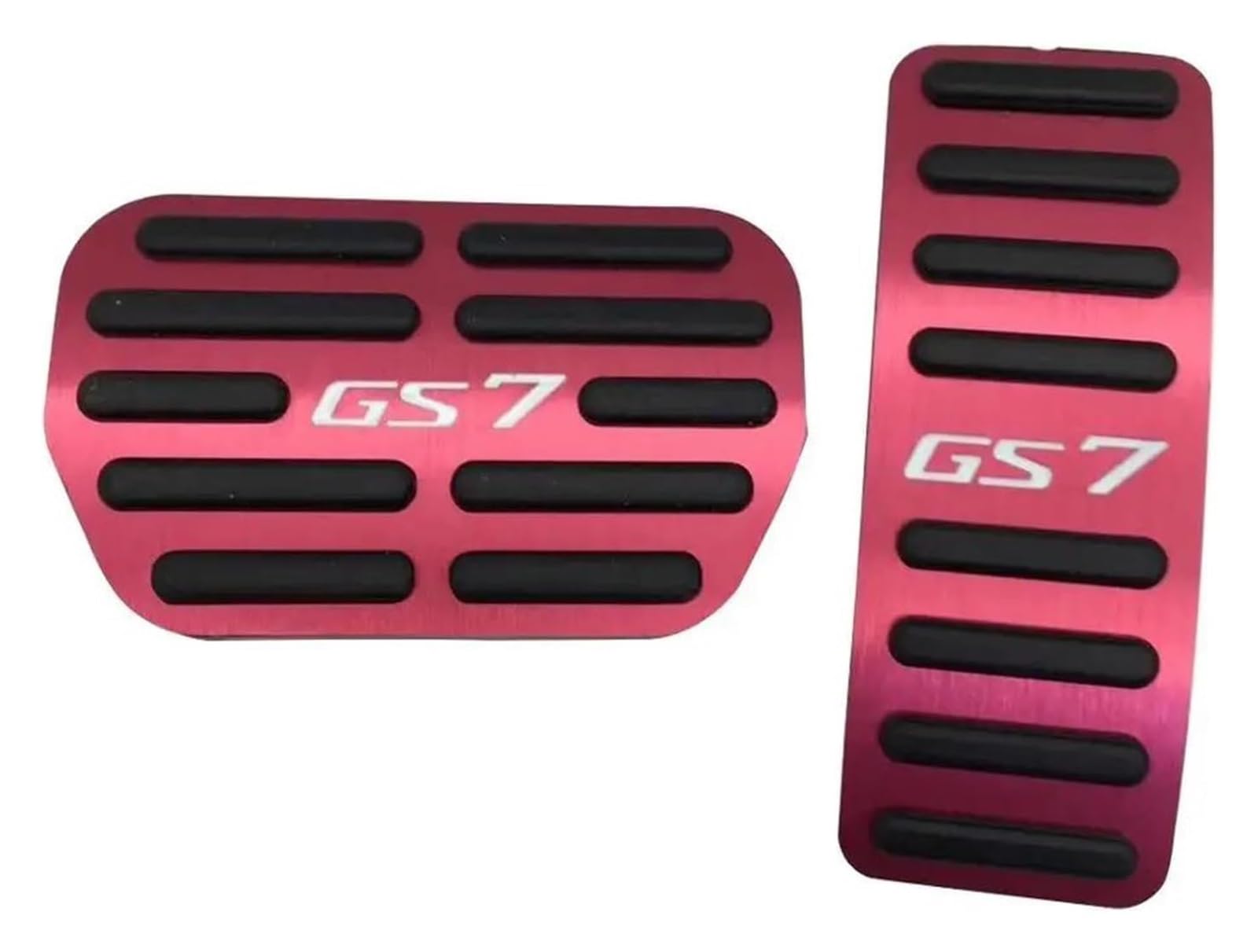 AUTO COPRIPEDALI PEDALI Für Trumpchi GS7 2017 2018 2019 2020 2021 2022 Aluminium Auto Fußstütze Pedal Beschleuniger Kraftstoff Bremspedale Abdeckung Zubehör(Gs7 Red) von ECKYGYCEPK
