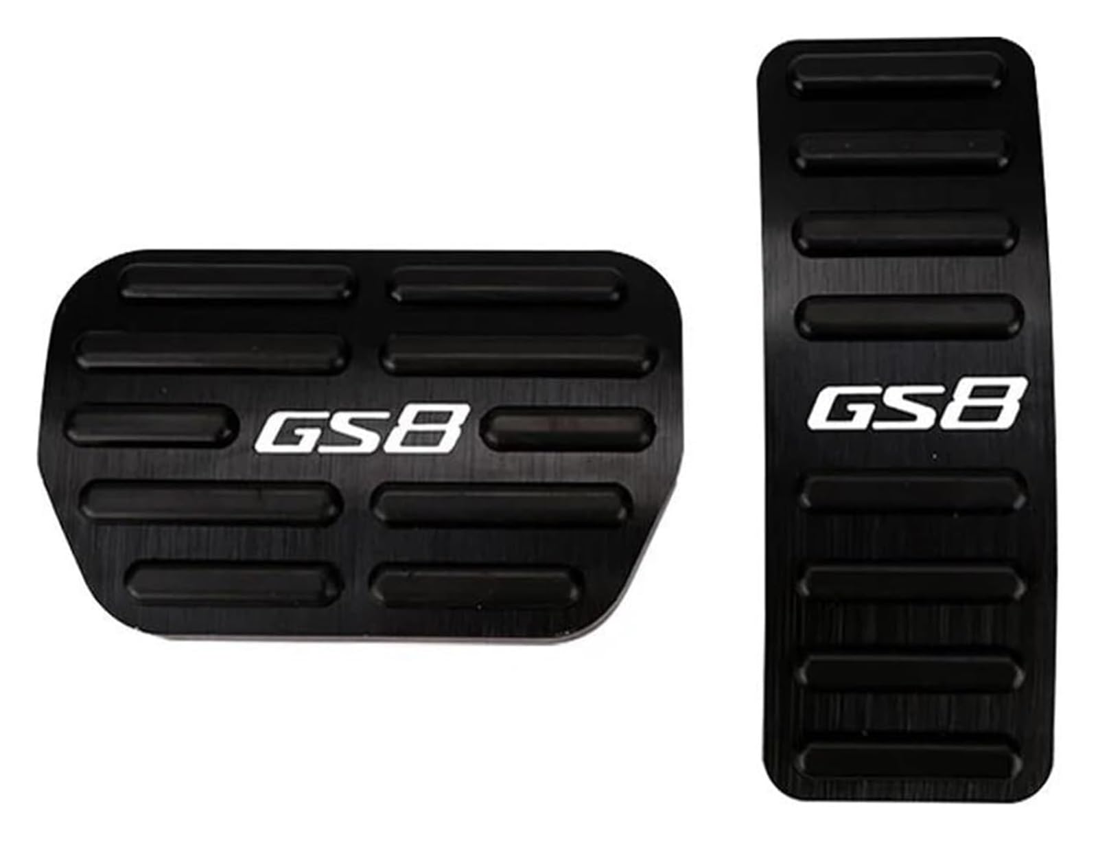 AUTO COPRIPEDALI PEDALI Für Trumpchi GS8 2017 2018 2019 2020 2021 2022 Aluminium Auto Fußstütze Pedal Beschleuniger Kraftstoff Bremspedale Abdeckung Zubehör(Gs8 Black) von ECKYGYCEPK