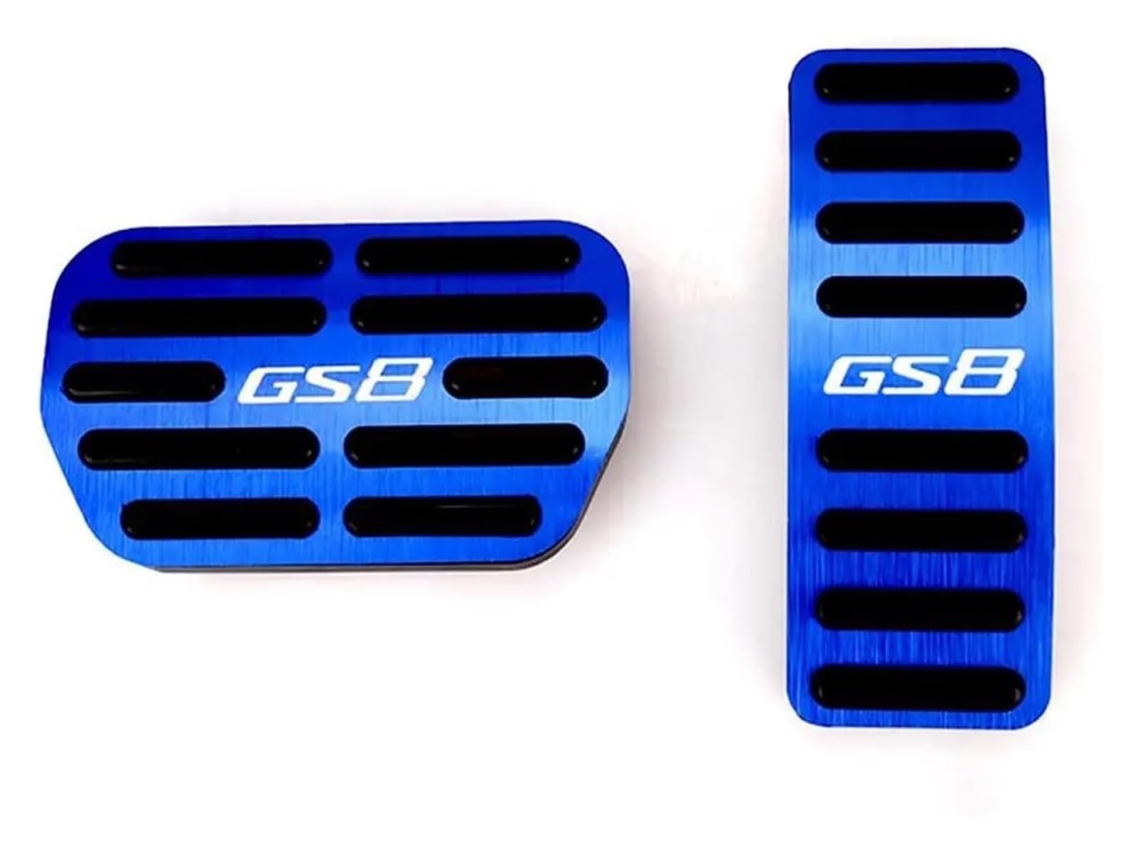 AUTO COPRIPEDALI PEDALI Für Trumpchi GS8 2017 2018 2019 2020 2021 2022 Aluminium Auto Fußstütze Pedal Beschleuniger Kraftstoff Bremspedale Abdeckung Zubehör(Gs8 Blue) von ECKYGYCEPK