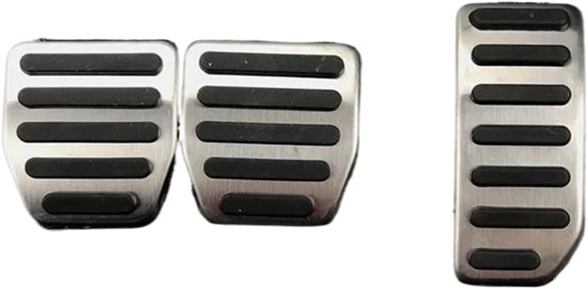 AUTO COPRIPEDALI PEDALI Für VOLVO Für XC60 Für V60 Für S60 S80 XC70 V70 V40 V50 XC40 S40 C30 Bremspedal Dekoration Abdeckung Gaspedal Pedal Pads(Style 1 Manual 3pcs) von ECKYGYCEPK