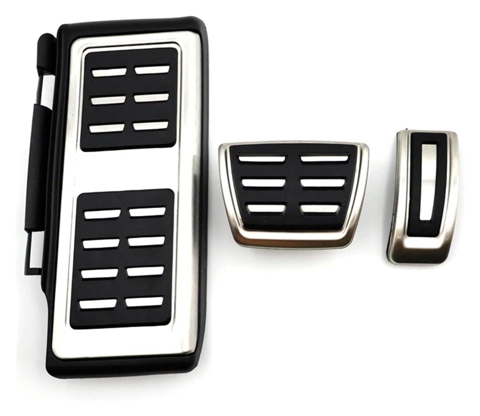 AUTO COPRIPEDALI PEDALI Für VW Für Lamando 2020 2023 AT MT Auto Pedale Gaspedal Gas Bremse Fußstütze Edelstahl Kein Bohren Pedal Abdeckung Pads Auto Pedal(3 pcs) von ECKYGYCEPK