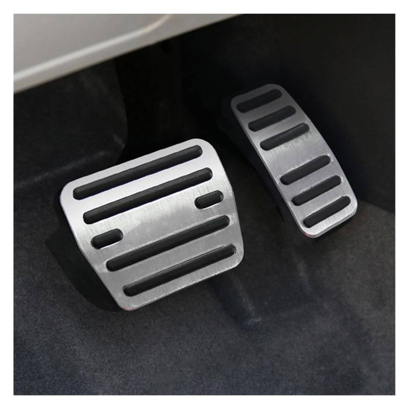 AUTO COPRIPEDALI PEDALI Für VW Für T-Roc Für Troc 2018 2019 2020 2021 2022 Auto Fuß Pedale Gaspedal Bremse Edelstahl Rutschfeste Pedal Pad Auto Pedal(Silver) von ECKYGYCEPK