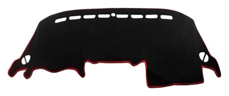 Auto Armaturenbrett Matte Für Kia Für Sportage 3 R 2011 2012 2013 2014 2015 Auto Armaturenbrett Abdeckung Matte Sonnenschutz Instrumententafel Teppiche(A Red Side) von ECKYGYCEPK