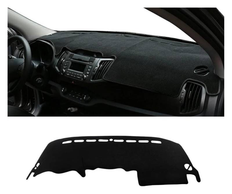 Auto Armaturenbrett Matte Für Kia Für Sportage R 2011 2012 2013 2014 2015 LHD Auto Dashboard Abdeckung Matten Teppiche von ECKYGYCEPK