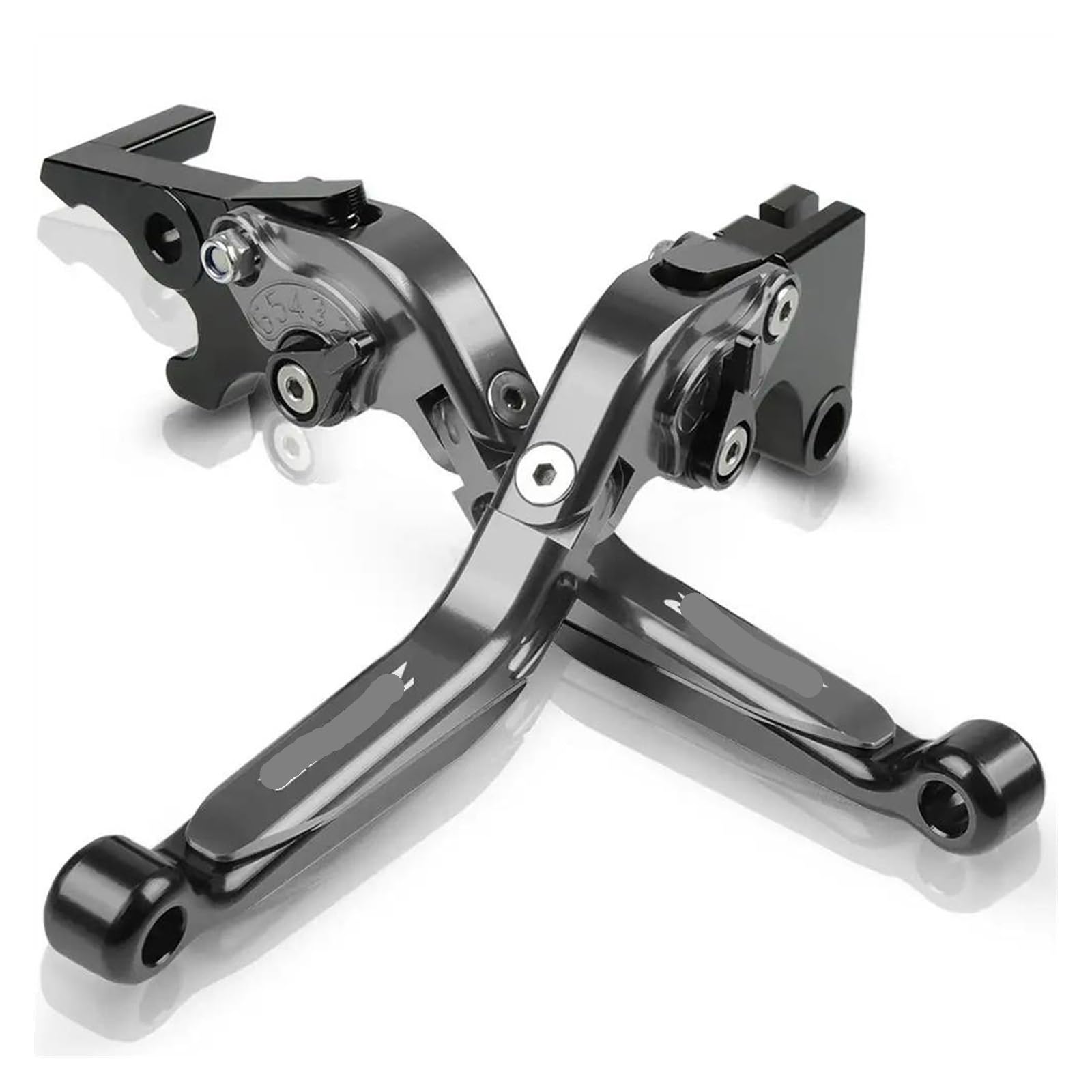 Bremshebel Motorrad Für Kawasaki ZX636 ZX6R 2019 2020 Motorrad Aluminium Einstellbare Klapp Bremse Kupplung Hebel Zubehör Kupplung Bremshebel(16) von ECKYGYCEPK