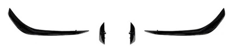 Für B&ENZ Für CLA45 Für AMG C118 W118 2020 2021 2022 2023 Spoilerlippensatz Klinge Unterer Kühlergrill Auto Frontstoßstange Frontspoiler Für Autos von ECKYGYCEPK