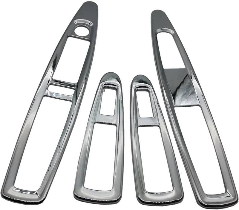 Für Citroen C4 2004-2010 Heber Taste Autofenster 4Pcs 1 Set Power Control Switch Panel Trim Aufkleber ABS Chrom Autoverkleidung von ECKYGYCEPK