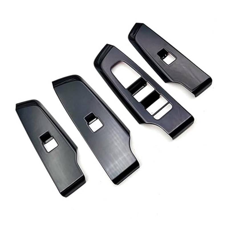 Für M&itsubishi Für Outlander 2022 2023 Lifter Auto Glänzend Schwarz Fenster Glas Taste Schalter Abdeckung Trim Tür Armlehne Panel Autoverkleidung von ECKYGYCEPK