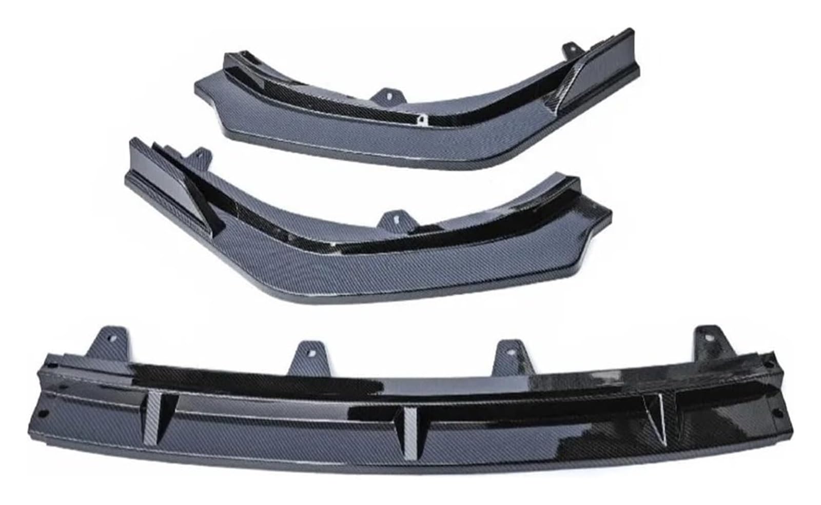 Für T&oyota Für Camry 9 2024 ABS Glanz Schwarz Carbon Look Splitter Spoiler Lip Set Refit 3PCS Auto Frontstoßstange Spoilerlippe Vorne Für T&oyota Für Camry 9 2024 ABS Glanz Schwarz Carbon Look Splitter Spoiler Lip Set Refit 3PCS Auto Frontstoßstange Spoilerlippe Vorne von ECKYGYCEPK