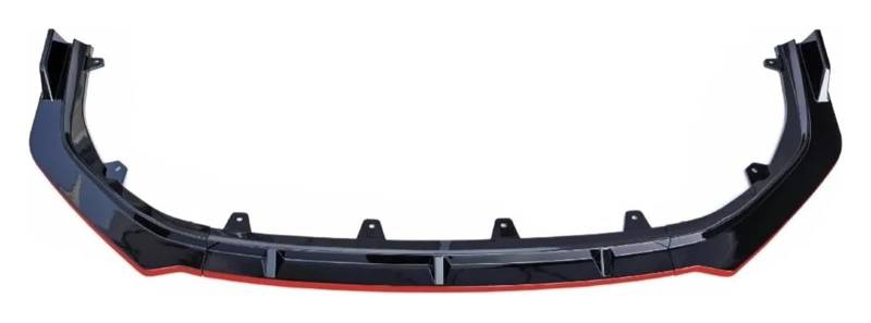 Für T&oyota Für Camry 9 2024 Für ABS Gloss Black Carbon Look Spoiler Lip Set Splitter Refit 3PCS Auto Frontstoßstange Spoilerlippe Vorne von ECKYGYCEPK