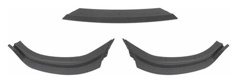 Für VW Für Polo MK5 MK6 6R 6C Für TSI Für TGI Für MPI 2011-2022 3 Teiliges Spoilerlippenset Diffusor-Separator Glanzschwarz Auto Frontstoßstange Frontspoiler Für Autos von ECKYGYCEPK