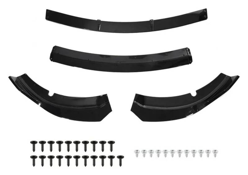 Spoilerlippe Vorne Für Dodge Für Ladegerät Für SRT 2015-2020 4 Stücke Splitter Body Kit Auto Vorderen Stoßfänger Spoiler Lip Set von ECKYGYCEPK