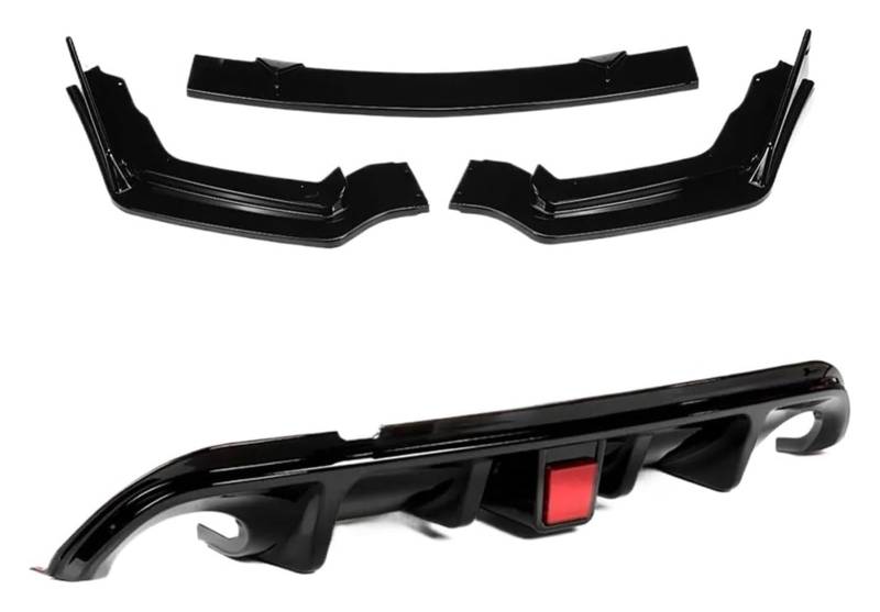 Spoilerlippe Vorne Für Infiniti Q50 Für Standard Für Sport Für Version 2014-2017 Heckdiffusor Spoilerschürze W Bremslicht Auto Frontstoßstange von ECKYGYCEPK