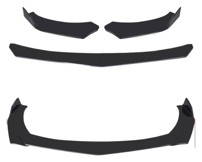 Spoilerlippe Vorne Für Suzuki Für Swift Für Baleno 177 cm Verstellbares Auto 4 Stück Frontspoilerlippe Seitensplitter Body Kit Guards Deflector Set von ECKYGYCEPK