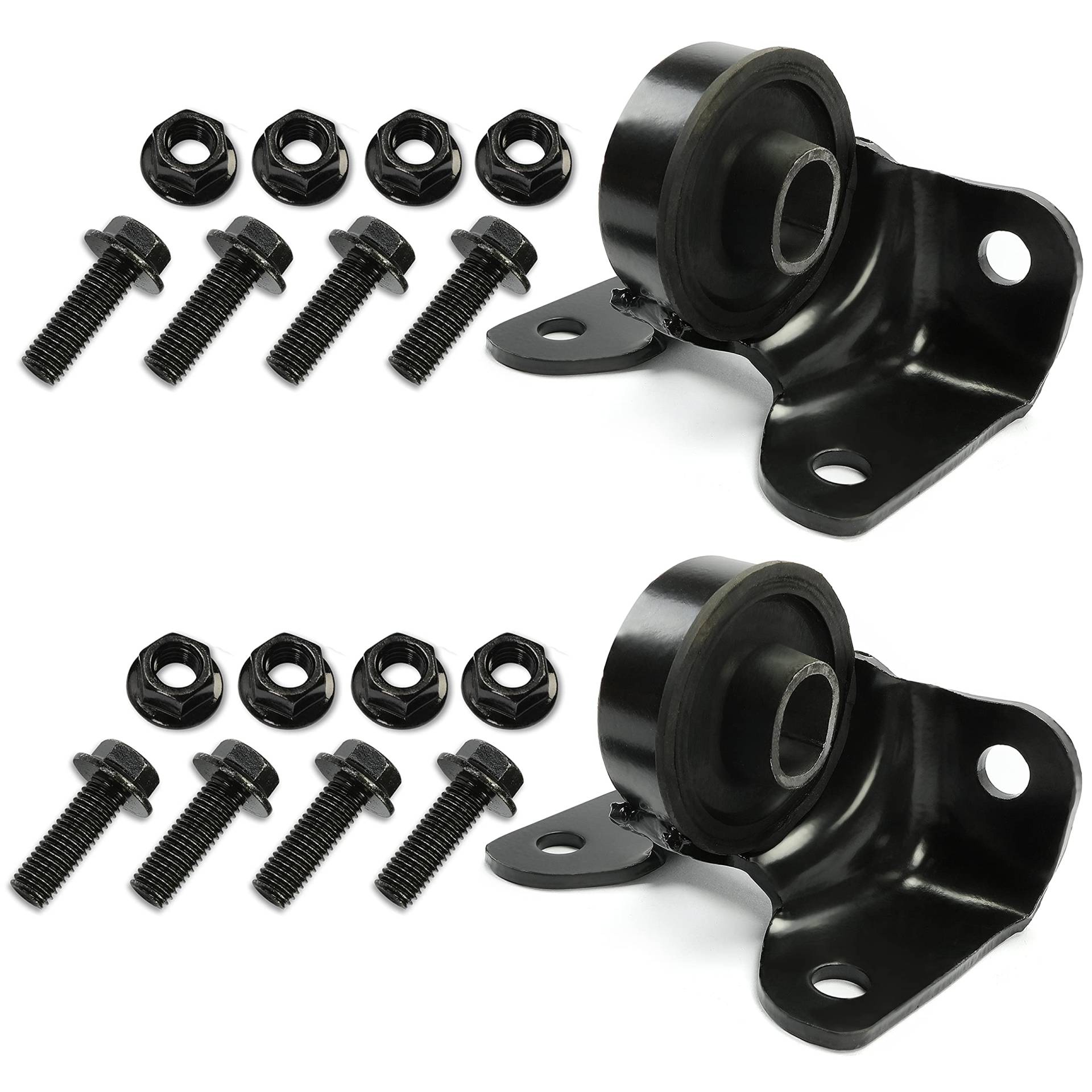 ECOTRIC Torsionsstab-Montageset vorne, Stahl, Paar, kompatibel mit Chevy Silverado Sierra 1500 2500 1500HD 2500HD 2500HD Pickup Truck 4WD 4x4 Ersatz für AM-39888162 15153956 (2 Stück) von ECOTRIC