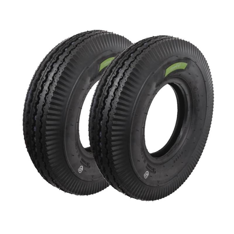2 Reifen für Anhänger 8 Zoll 4.00-8 verstärkt 6 Schichten Reifen für Bollerwagen Bootsanhänger von ECOVELO