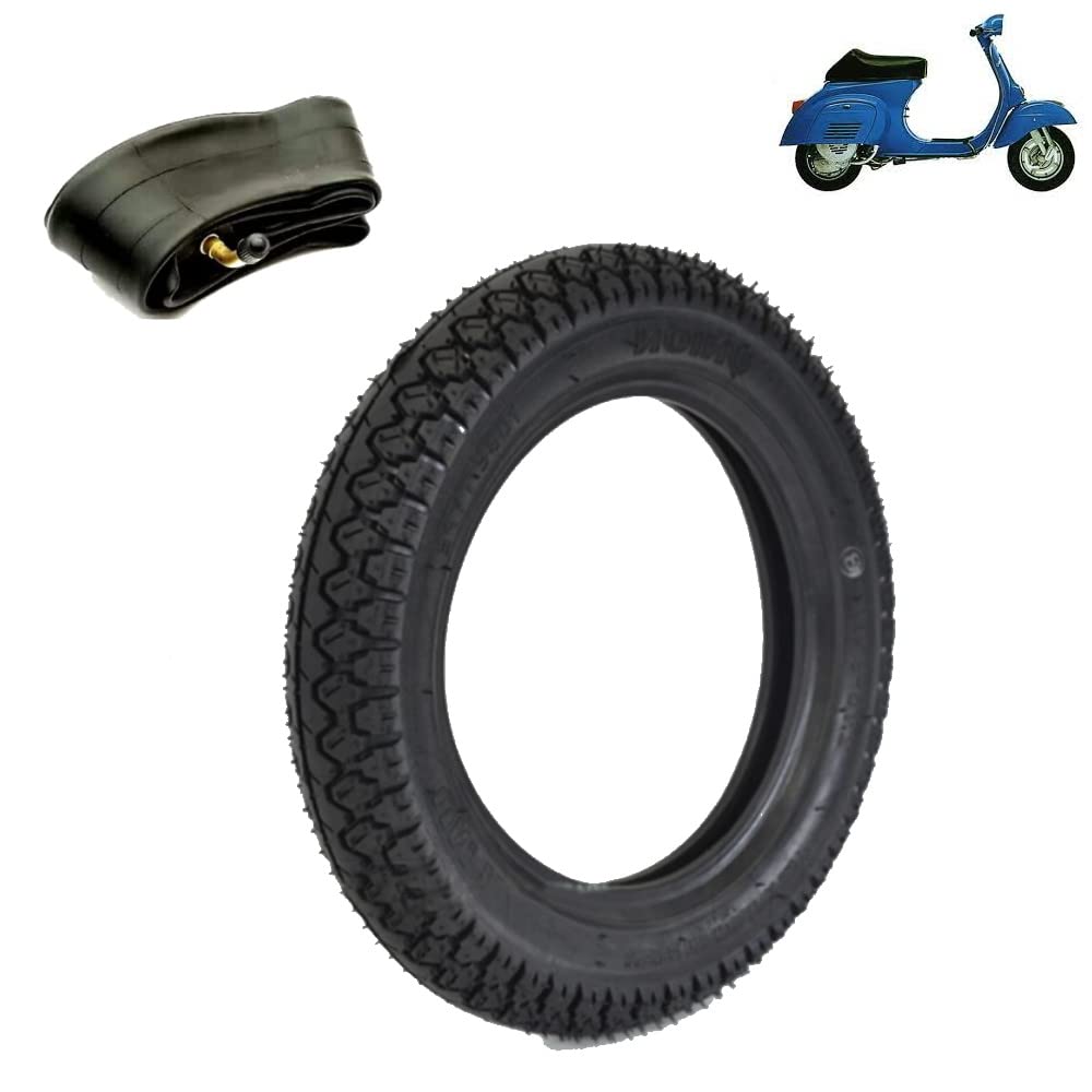 Reifen 2.75 – 9 + Luftkammer verstärkter Reifen 4PR UM121 Gummi für Piaggio Vespa 50 R L N Reifen 2.75 – 9 + Luftkammer verstärkter Reifen 4PR UM121 Gummi für Piaggio Vespa 50 R L N von ECOVELO