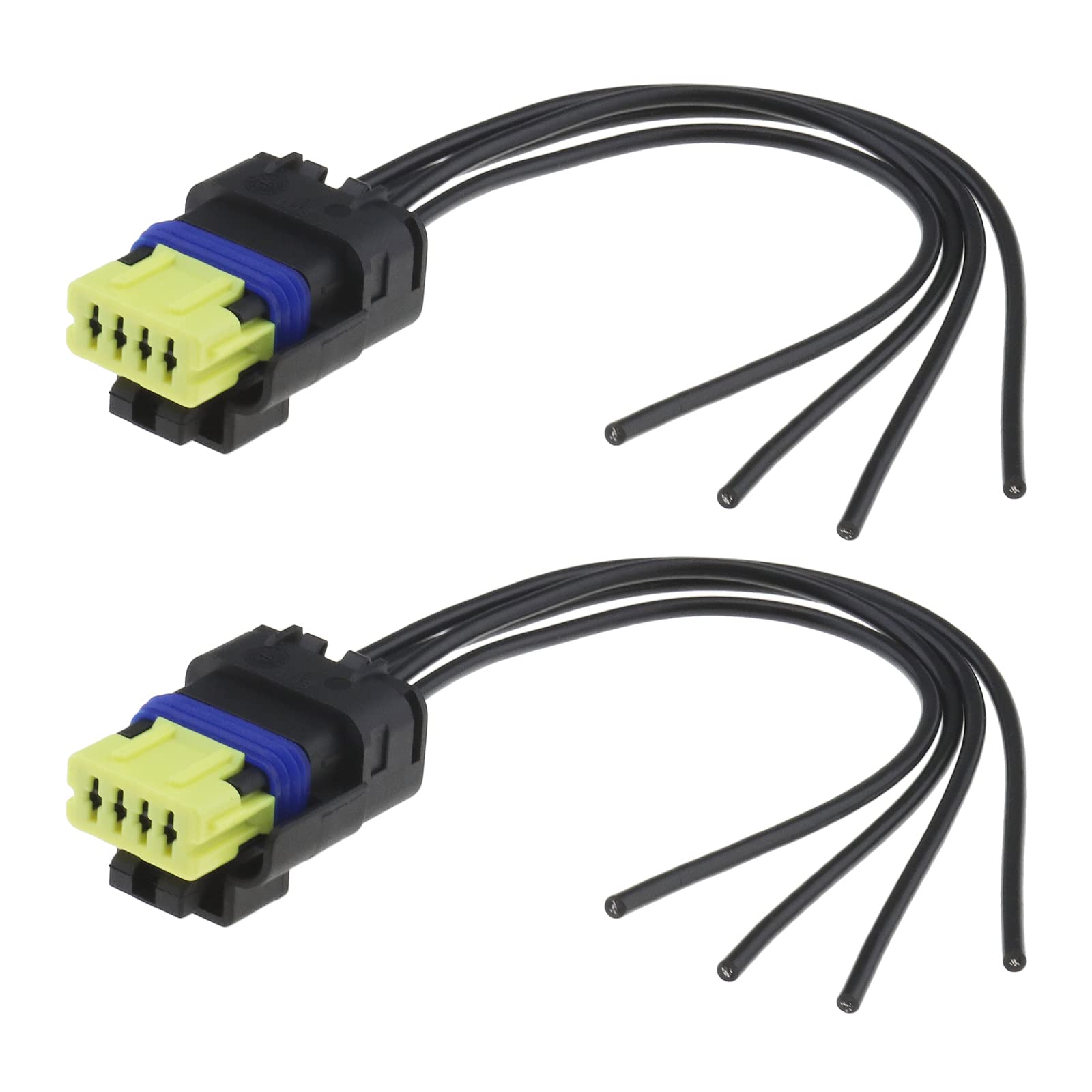ECSiNG 2 STÜCKE Auto Kraftstoffpumpe Kabel Kabelbaum Stecker 4 Pin 8201348602 15 cm Kraftstoffpumpe Tanksensor Stecker Kfz-Ersatzteile ECSiNG 2 STÜCKE Auto Kraftstoffpumpe Kabel Kabelbaum Stecker 4 Pin 8201348602 15 cm Kraftstoffpumpe Tanksensor Stecker Kfz-Ersatzteile von ECSiNG