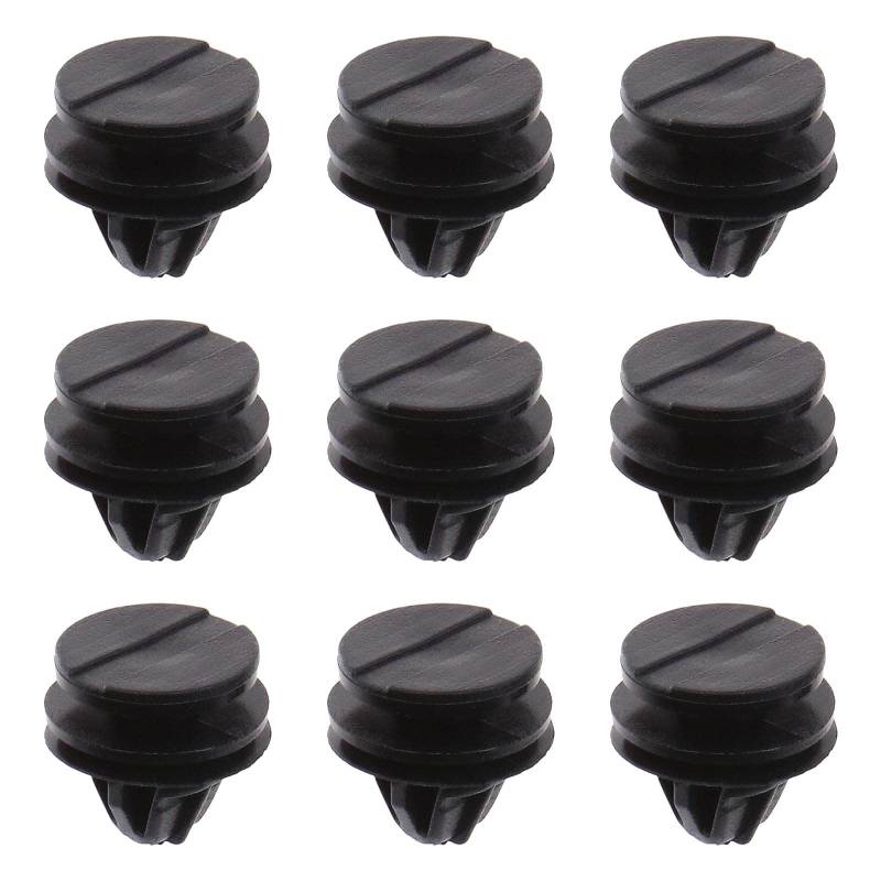 ECSiNG 20 Stück Hinterradlauf-Clips Auto Ersatz Zierleiste Clip Halterungen 07130702516 Kunststoff kompatibel mit BMW Mini Cooper S One R50 R52 R53 schwarz von ECSiNG
