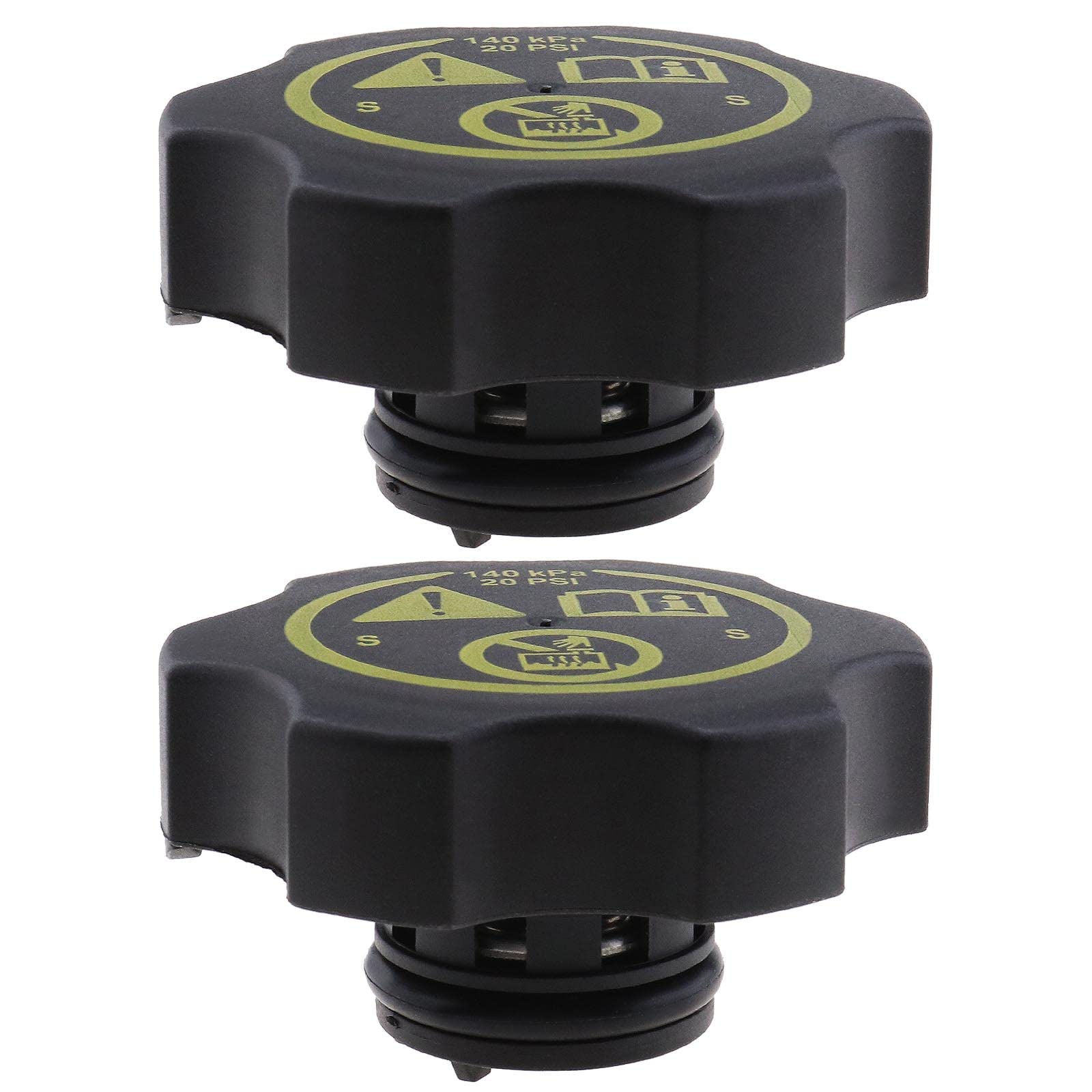 ECSiNG 2X Auto Kühlerausgleichsbehälter Kühlerverschlussdeckel Motor Kühler Ausgleichsbehälterdeckel 13502353 1305248 Kompatibel mit Cruze/Excelle/New Regal ECSiNG 2X Auto Kühlerausgleichsbehälter Kühlerverschlussdeckel Motor Kühler Ausgleichsbehälterdeckel 13502353 1305248 Kompatibel mit Cruze/Excelle/New Regal von ECSiNG