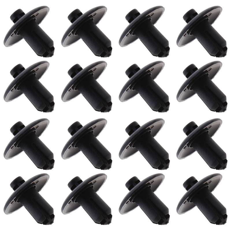 ECSiNG 30 Stück Auto Radlauf Innenverkleidung Clips Stoßstangen Halter Clips 4D0807300 Kompatibel mit Audi Q3/Q5/Q7/A2/A4/A5/A8/S8/TT Schwarz von ECSiNG