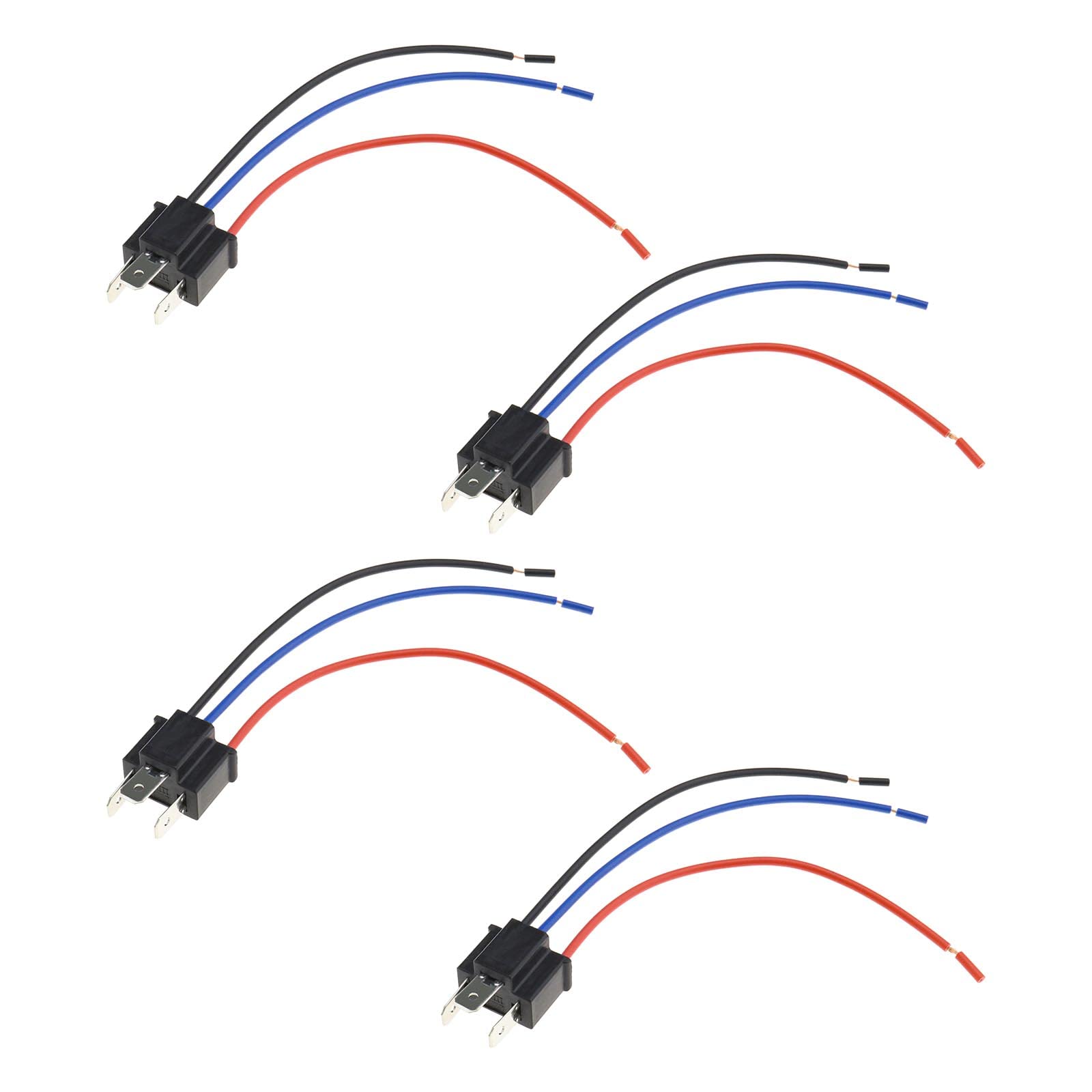 ECSiNG 4 Stück H4 Männlich Scheinwerferstecker Adapter mit Kabelbaum für H4 HB2 9003 Stecker 3 Pin Scheinwerferbirne Verlängerungsstecker ECSiNG 4 Stück H4 Männlich Scheinwerferstecker Adapter mit Kabelbaum für H4 HB2 9003 Stecker 3 Pin Scheinwerferbirne Verlängerungsstecker von ECSiNG