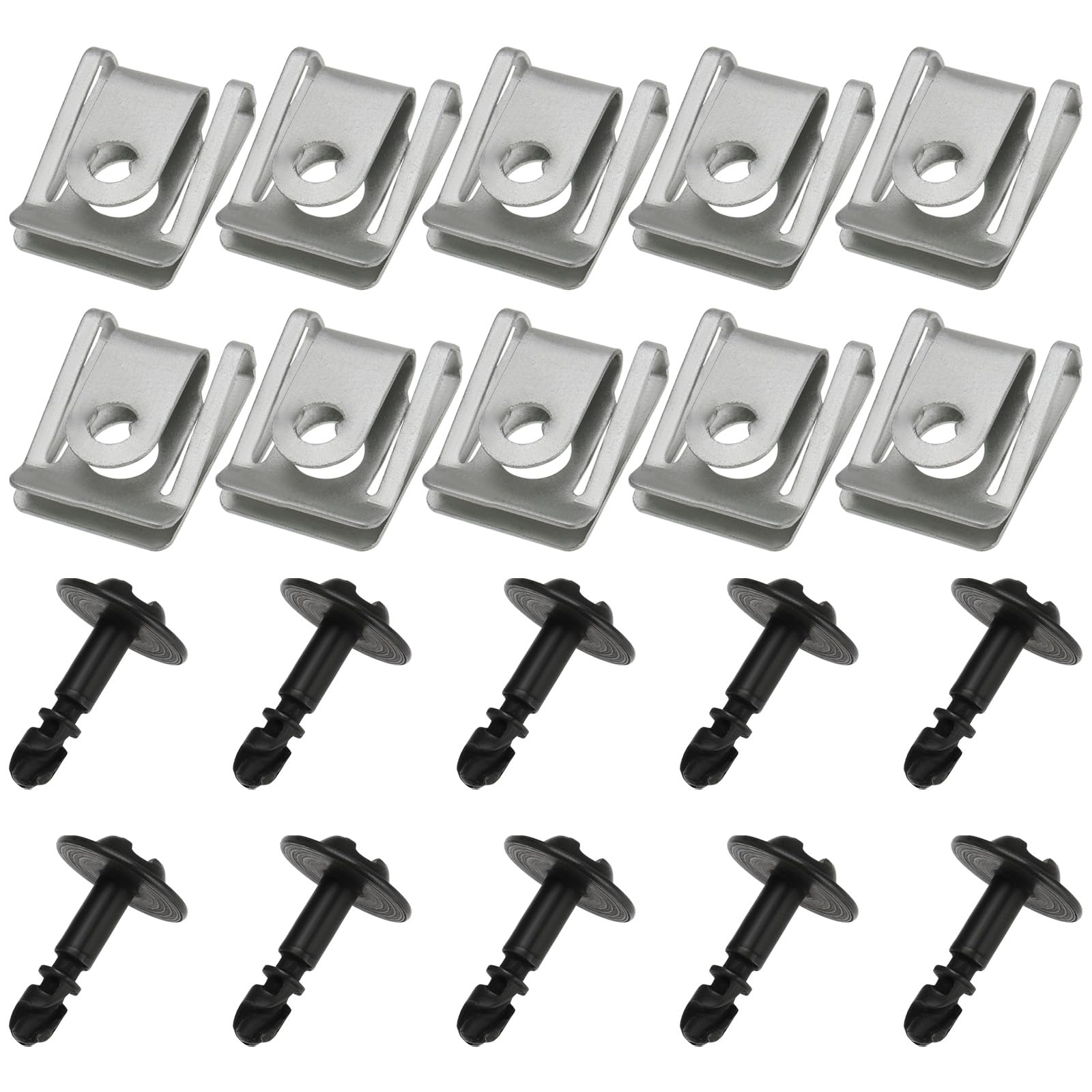 ECSiNG 10 Sätze Schrauben Und Muttern-Clip-Kit Kompatibel mit Audi A5 A6 A7 Q7 Kompatibel mit BMW E46 E65 E70 E71 Kompatibel mit Mini Clubman 2007-2014 10 ECSiNG 10 Sätze Schrauben Und Muttern-Clip-Kit Kompatibel mit Audi A5 A6 A7 Q7 Kompatibel mit BMW E46 E65 E70 E71 Kompatibel mit Mini Clubman 2007-2014 10 von ECSiNG