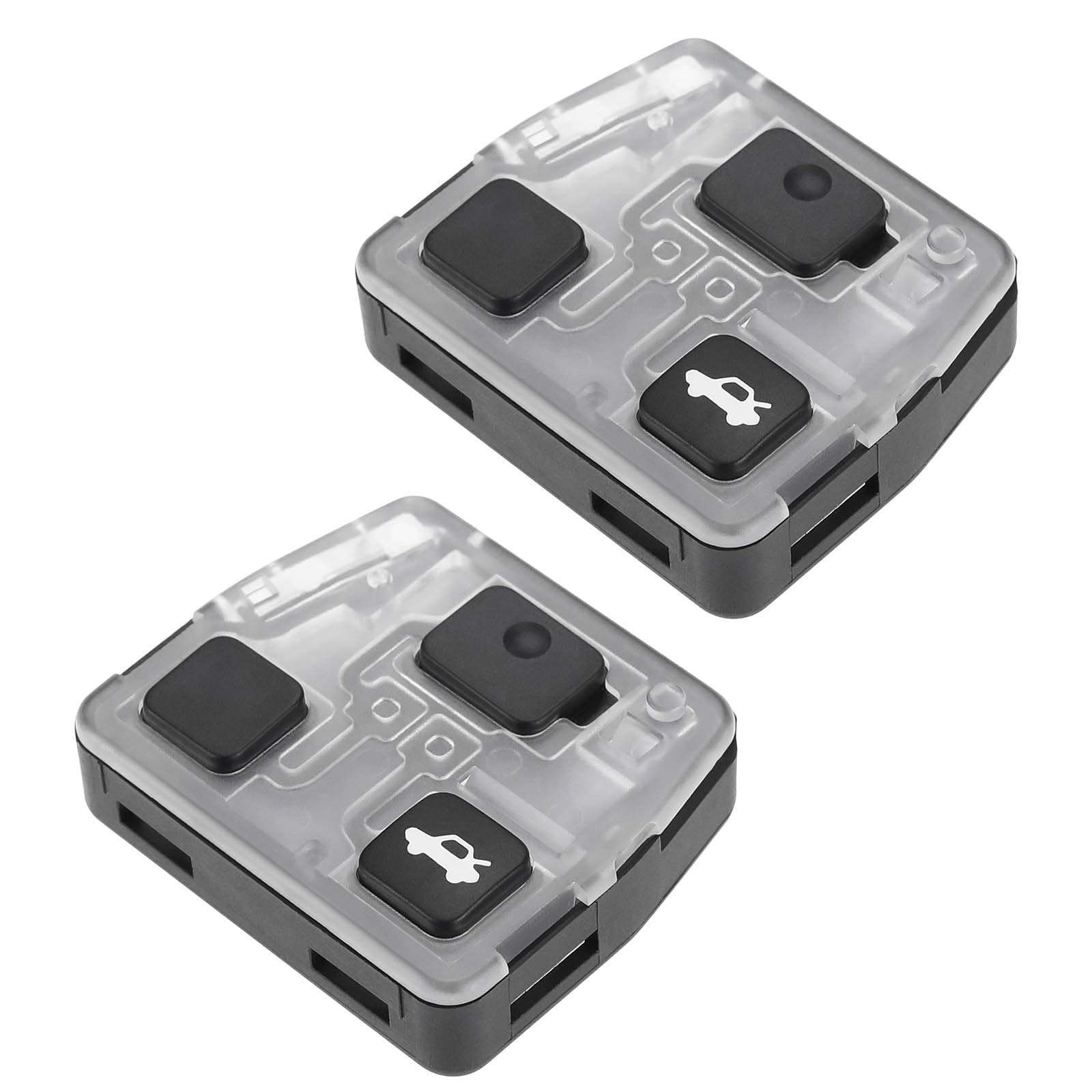 ECSiNG 2 Stück 3 Tasten Fernbedienung Schlüsselkasten Reparatur Box Shell Gerader Griff Fernbedienung Ersatz Innenauskleidung Kompatibel mit Toyota Avensis 2004-2009, Schwarz ECSiNG 2 Stück 3 Tasten Fernbedienung Schlüsselkasten Reparatur Box Shell Gerader Griff Fernbedienung Ersatz Innenauskleidung Kompatibel mit Toyota Avensis 2004-2009, Schwarz von ECSiNG