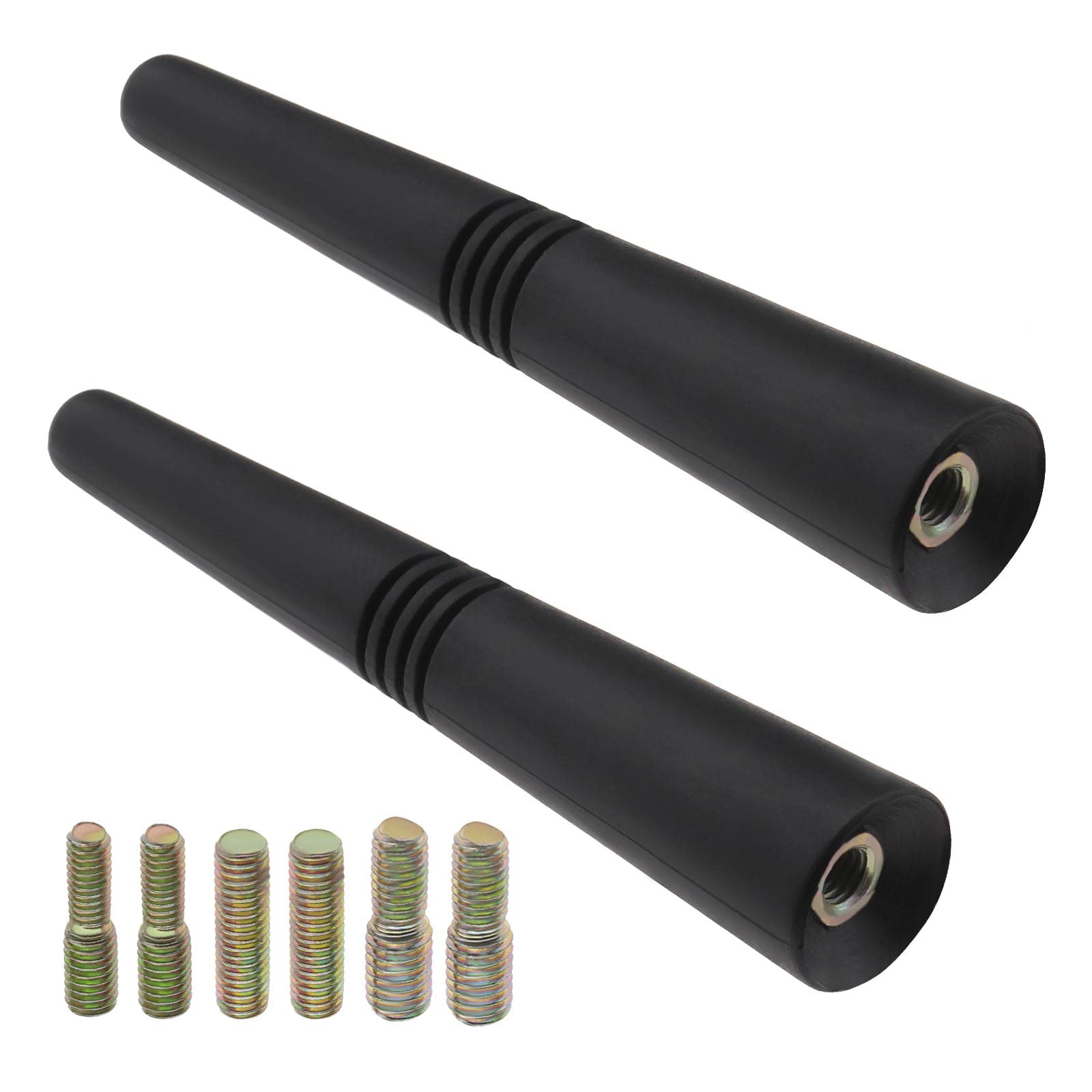 ECSiNG 2 Stück 9cm Mini Autoradio Antenne mit M4 M5 M6 Schrauben Fahrzeugdachmontage Kurzantenne Mast Auto FM AM DAB Antenne Kurze Antenne ECSiNG 2 Stück 9cm Mini Autoradio Antenne mit M4 M5 M6 Schrauben Fahrzeugdachmontage Kurzantenne Mast Auto FM AM DAB Antenne Kurze Antenne von ECSiNG
